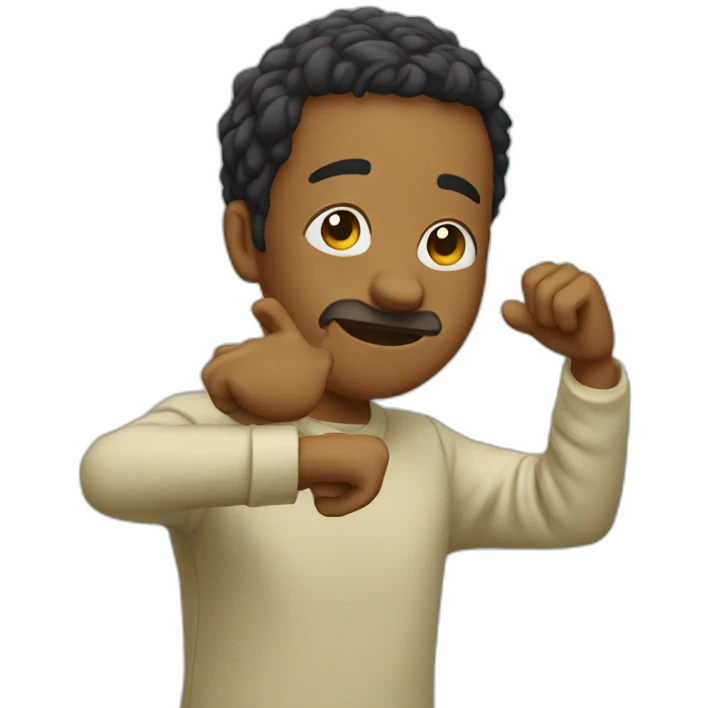 the dab emoji