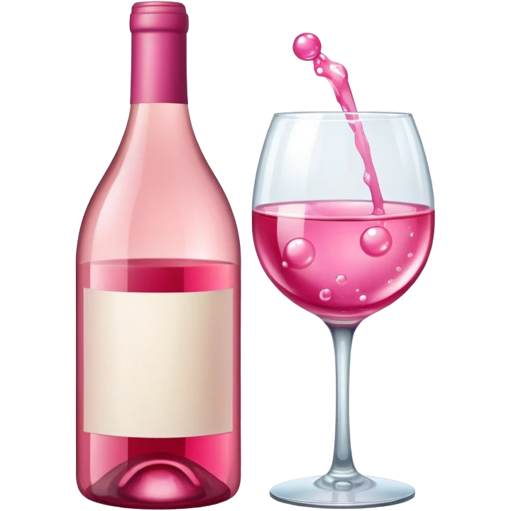  wine bottle bubblegum bubbles emoji