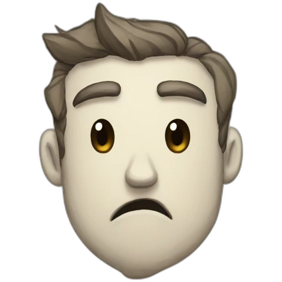Wilson in the don't starve emoji