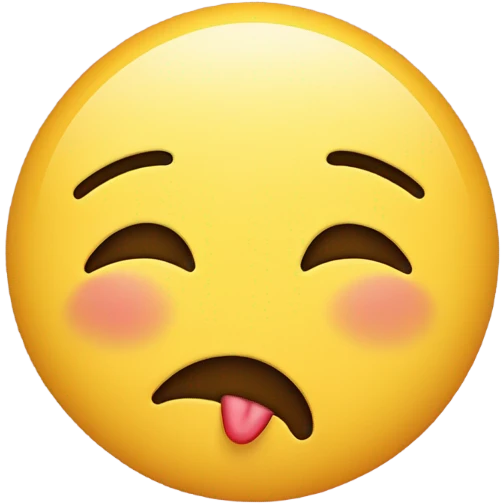 Normal yellow emoji Blushing crying face with kissy lips holding up peace sign  emoji