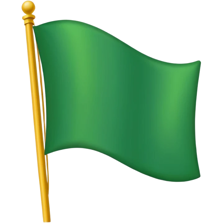 Green flag emoji