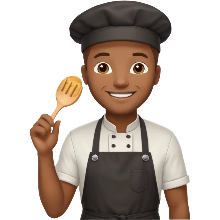 Food Truck Chef black man emoji