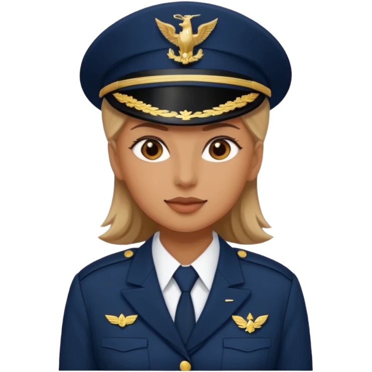 Female in the navy emoji