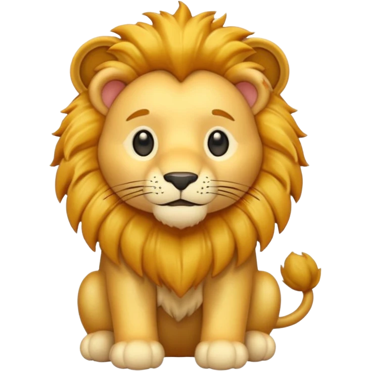 Toy Animal lion  emoji