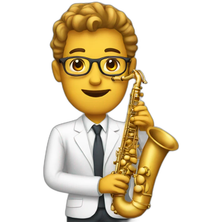 sax teacher emoji