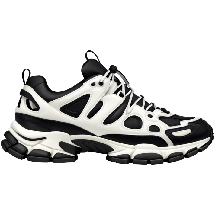 Balenciaga track white and balck emoji