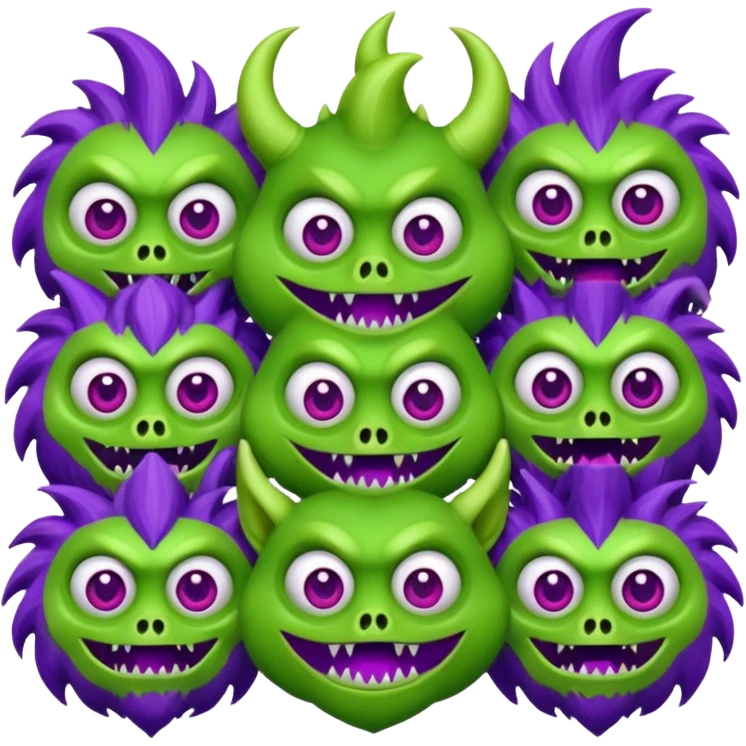 Horror and funny  emoji