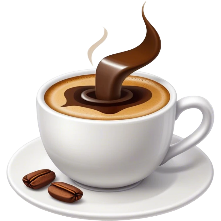 Cinematic Realistic Turkish Coffee Drink Emoji, depicted as a small cup of strong, aromatic coffee with thick foam rendered with detailed textures and warm, inviting lighting. emoji