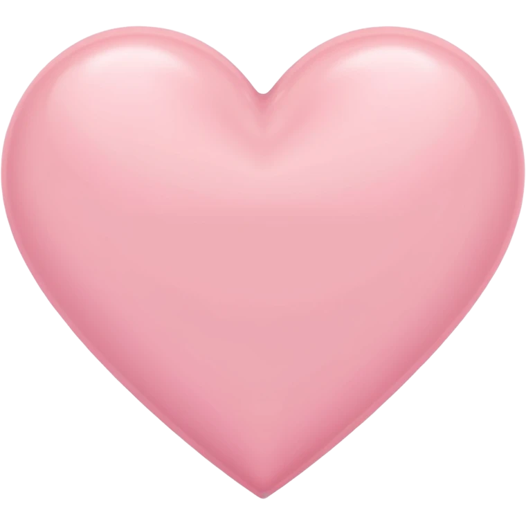 Pastel pink heart emoji