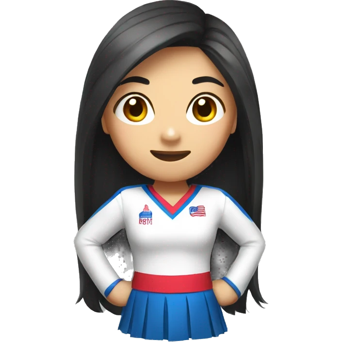 Asian cheerleader emoji