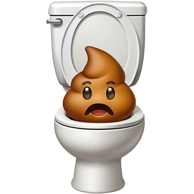  Poop emoji toilet emoji