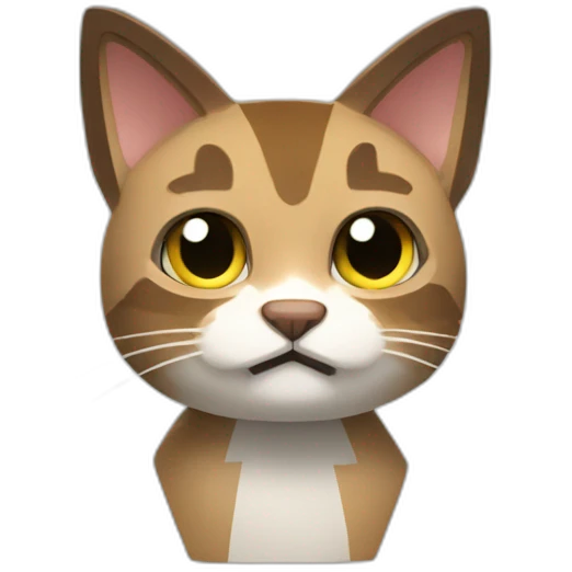 Un chat qui joue a Minecraft emoji
