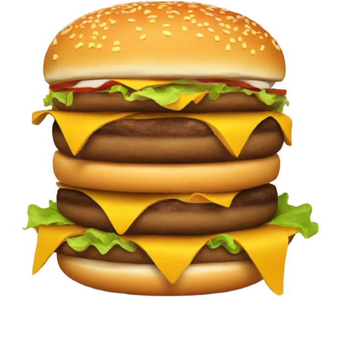 Double cheeseburger  emoji