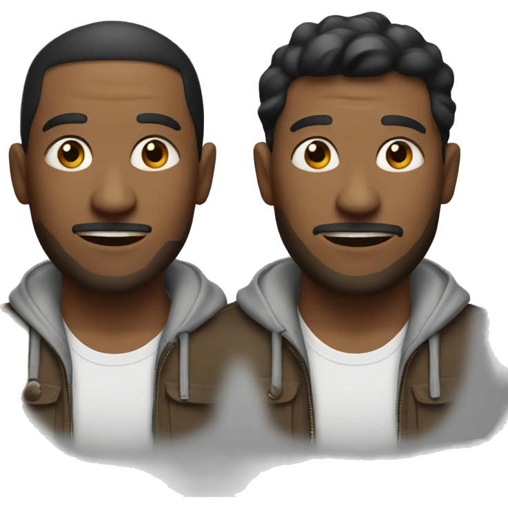 2 thieves wearing identical clothes emoji