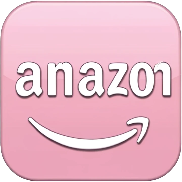 amazon prime video aesthetic logo in pastel pink emoji