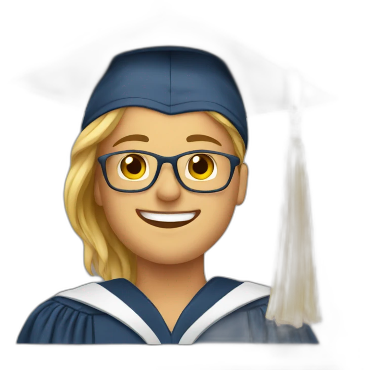 Happy graduate emoji emoji
