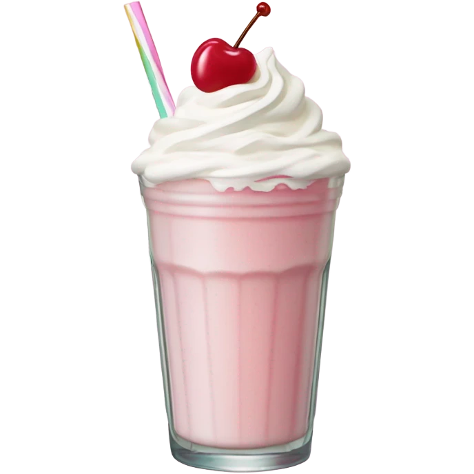 Pastel pink frappe emoji