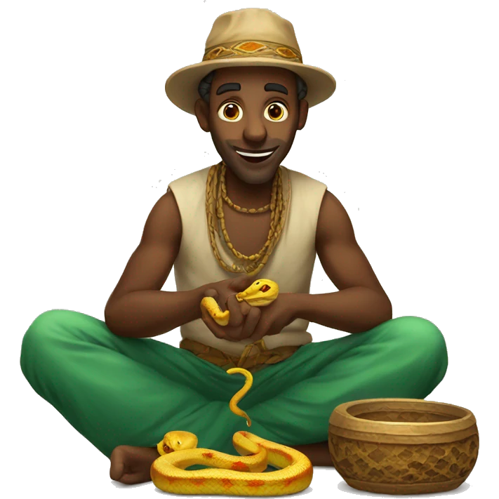 snake charmer emoji