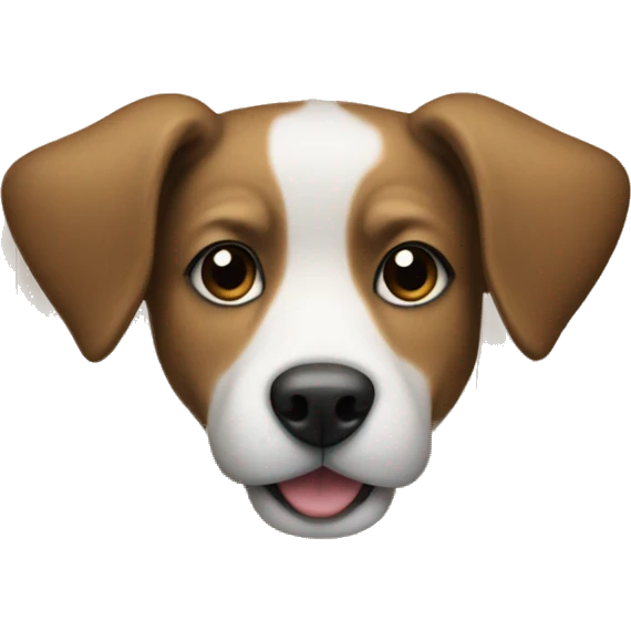 Dog on a board emoji