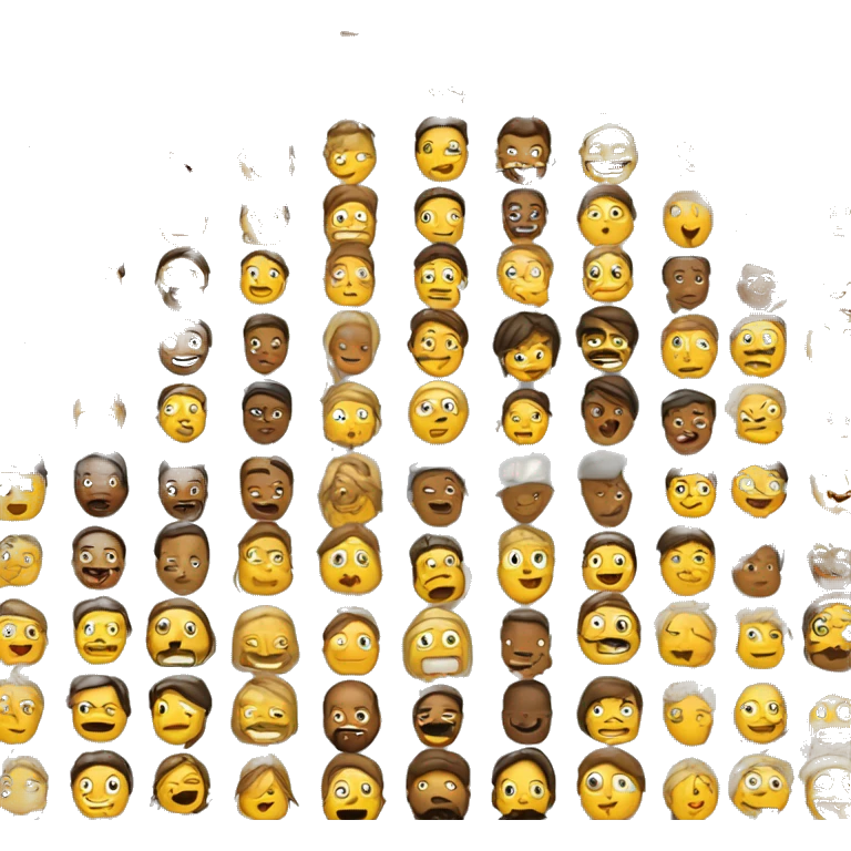 męzcyzna w szarej bluzie emoji
