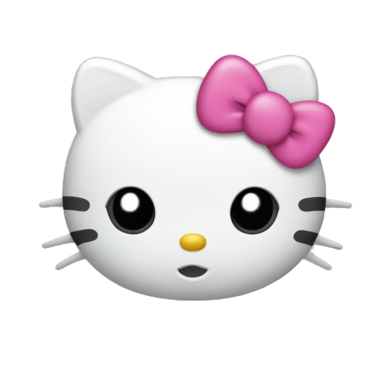 hello kitty pink emoji