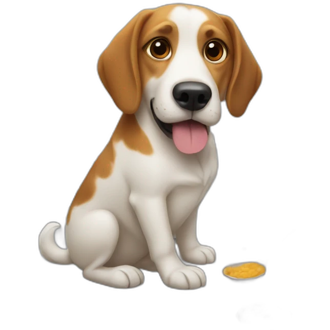 Dog in the kitchen emoji