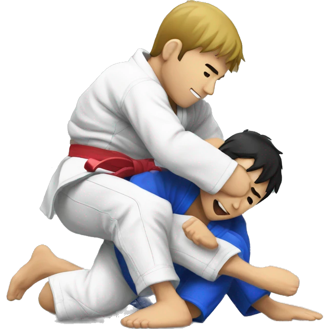 armbar submission BJJ with opponent emoji