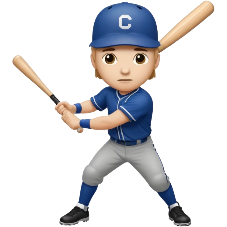 baseball player batting emoji