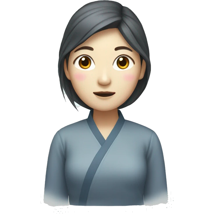 korean woman Water emoji