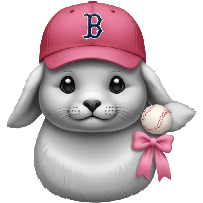 Girl seal in love with boy seal at Red Sox game  emoji