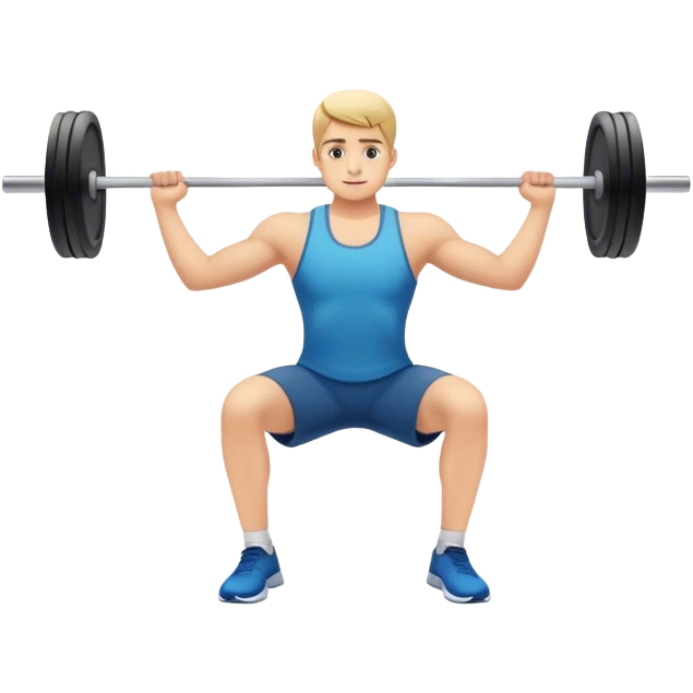 upper-back exercise emoji
