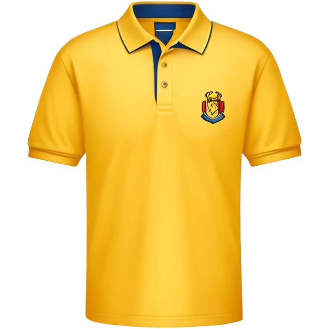 A yellow polo shirt school uniform emoji