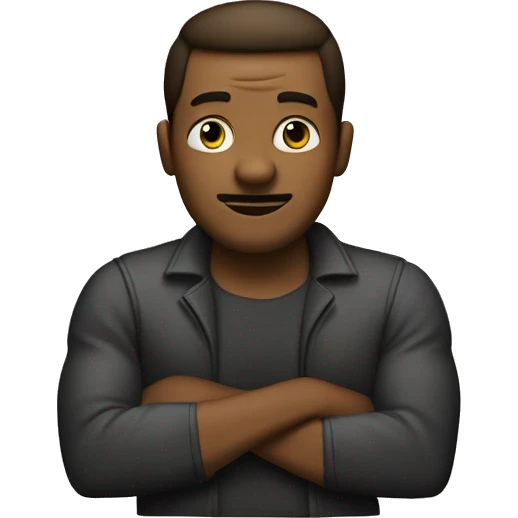 Man Gesturing No
A man with arms crossed forming an ‘X’ to indicate ‘Team X". 
I want it pur emoji