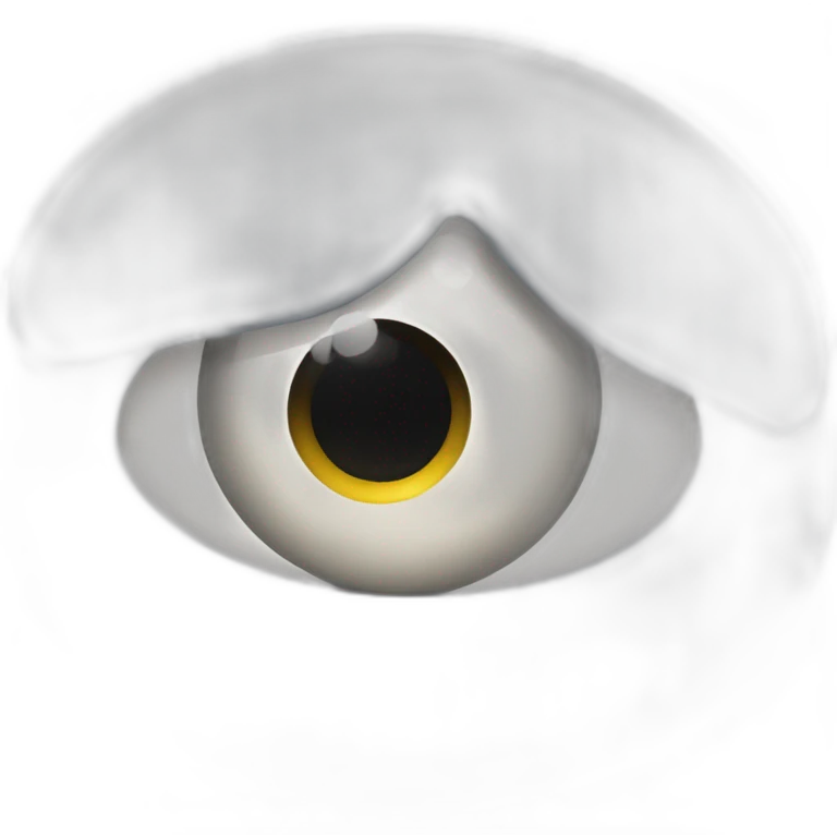 Chat avec des grand yeux rond emoji