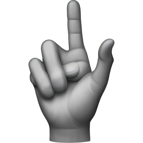index finger emoji