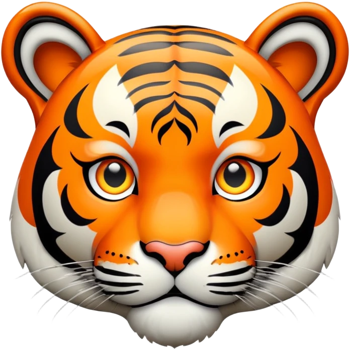 tiger face with GG phrase bubble for Twitch emote emoji