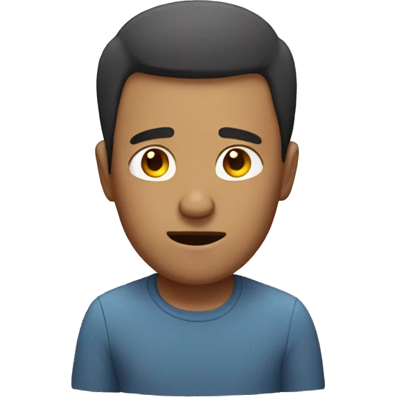 guy who look soooo tired emoji