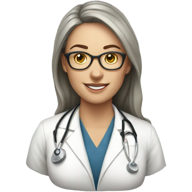 harvard physician white woman emoji