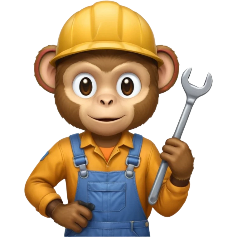 monkey mechanic  emoji