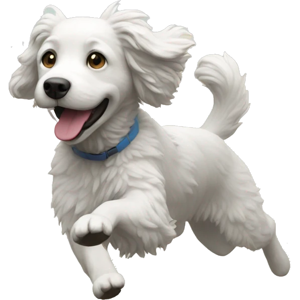 Doodle running emoji