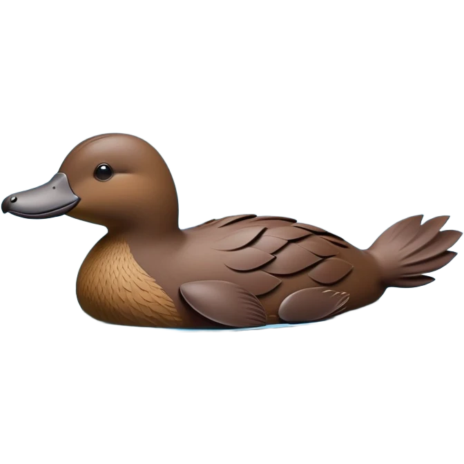 cinematic-platypus-realistic-full-body-floating-emoji,-streamlined-brown-body-gliding-through-calm-river-waters,-wide-duckbill-tipped-up-curiously,-webbed-paws-paddling-gently,-dense-water-resistant-fur-slick-and-shimmering,-flat-tail-rippling-the-water’s-surface,-simplified-yet-realistic-focused-features,-highly-detailed,-glowing-with-an-earthy-wet-radiance emoji