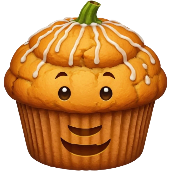 Ryan as a pumpkin muffin emoji