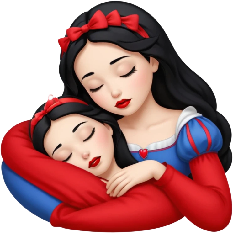 sleeping snow white emoji