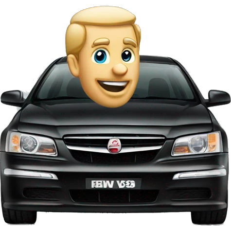 Holden black 2004 v8 emoji