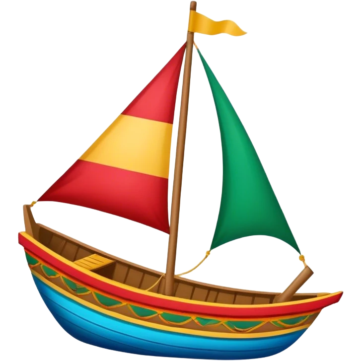 Balsa o trajinera mexicana emoji