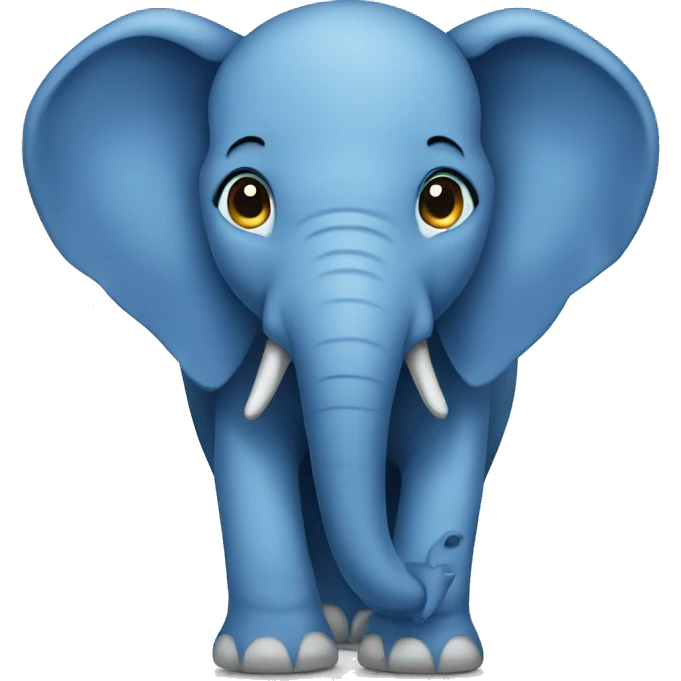blue elephant emoji