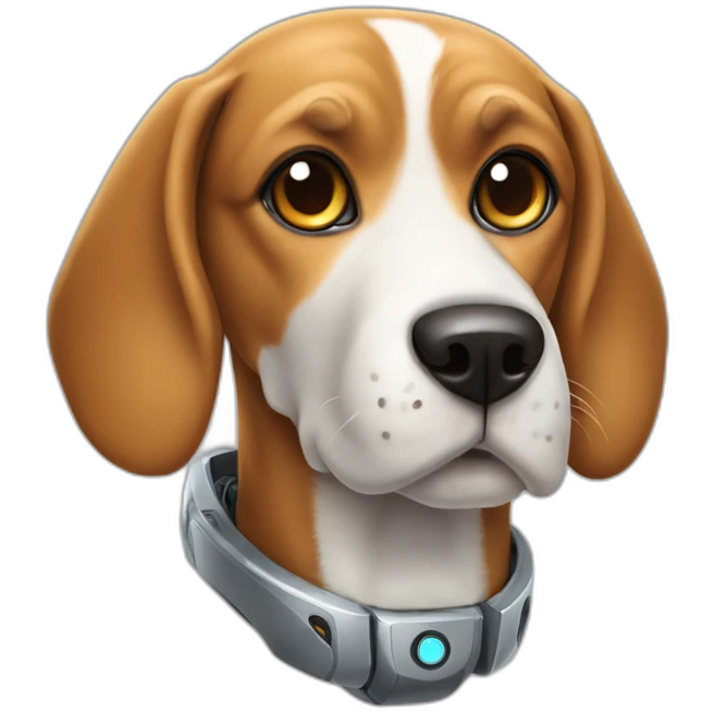 Robotic Beagle Dog emoji