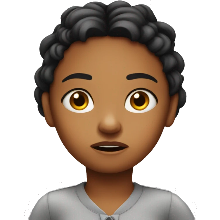 Burnett girl annoyed emoji