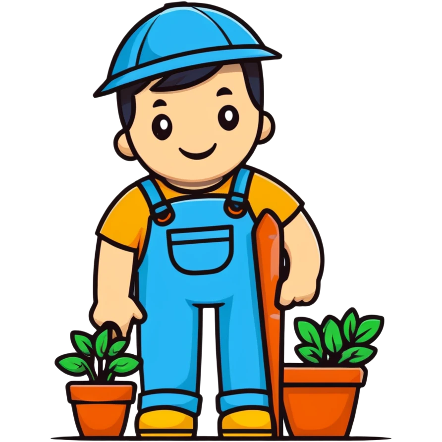 black gardener emoji