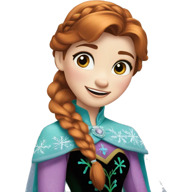 Princess Anna frozen emoji
